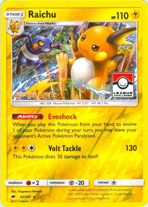 41-raichu-leaguechallenge4thplace